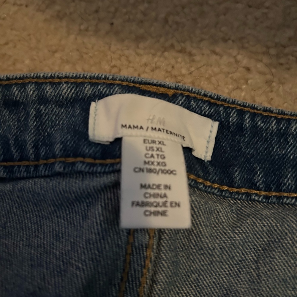 H&M Mama Blue Denim Jeans